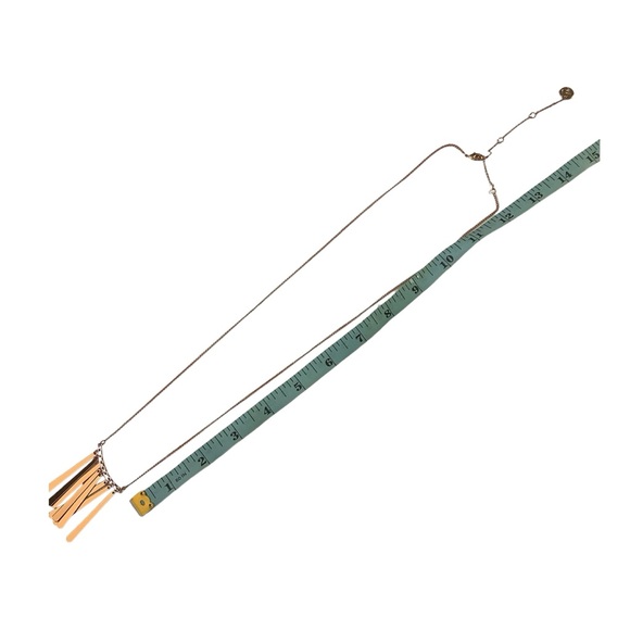 Gold Tone Adjustable Necklace with Dangly bits from Mint Mongoose - Picture 3 of 4